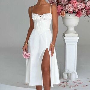 Babyboo fashion The Deanna dress in white